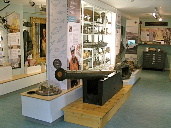 Teign Heritage Church House Rocks Wreck display