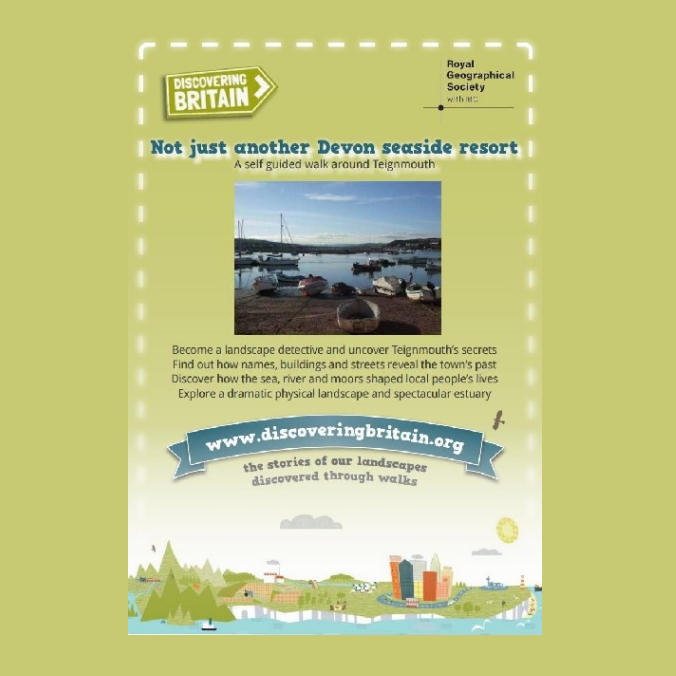 Cover of the 'Discover Britain' booklet about the walk